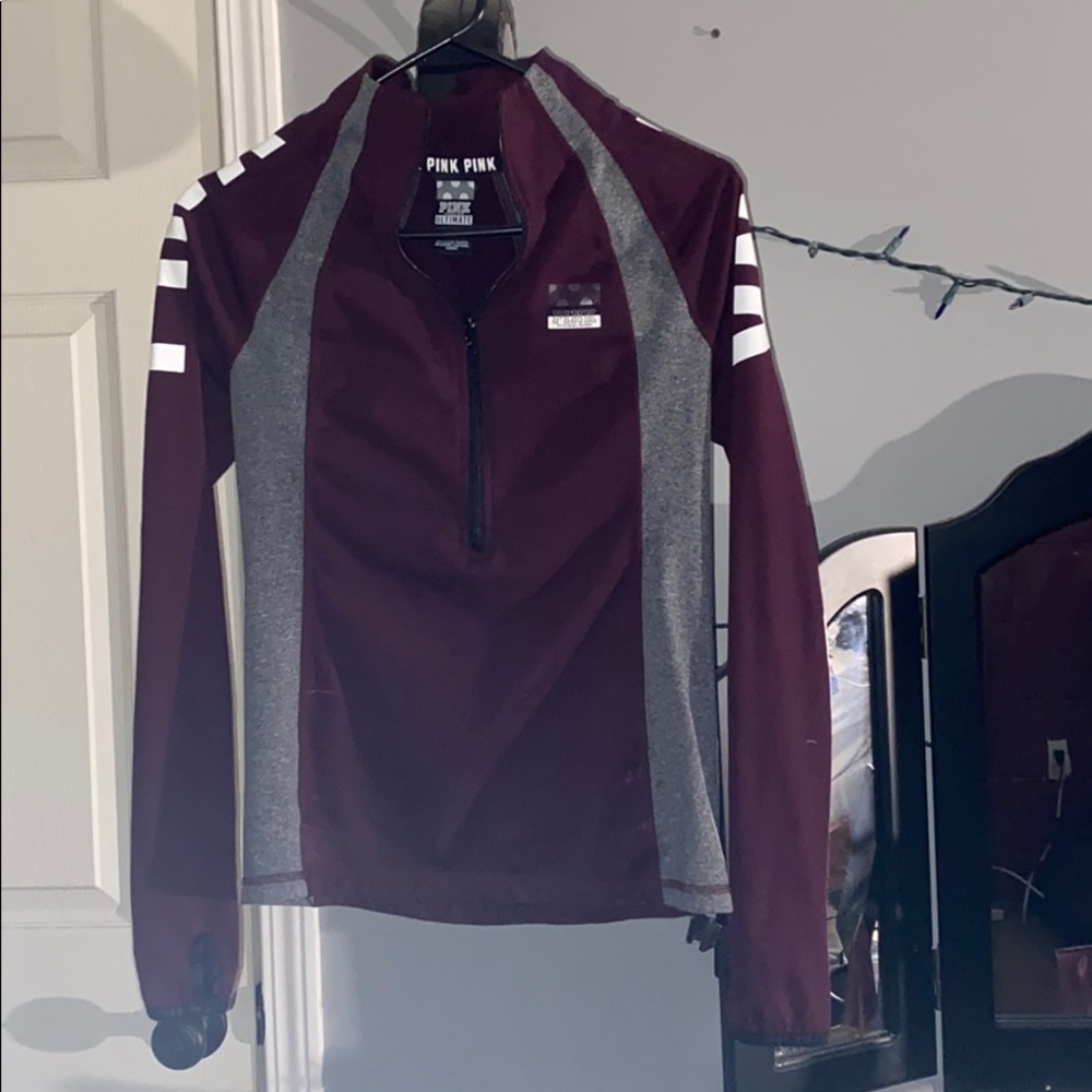 VS Pink quarter zip